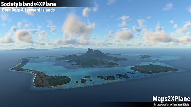 X-Plane 12 Add-on: Aerosoft - Society Islands XP - Bora Bora & Leeward Islands