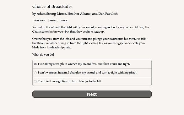 Choice of Broadsides