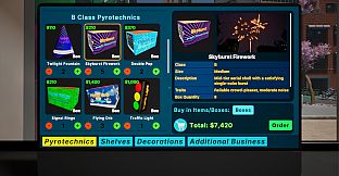 Firework Store Simulator