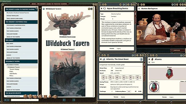 Fantasy Grounds - The Seeker's Guide to Twisted Taverns