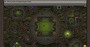 Fantasy Grounds - Paths to Adventure: Underworld Mega-Dungeons (Map Pack)