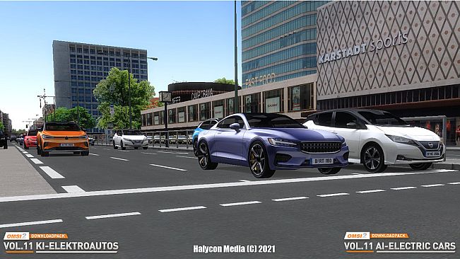 OMSI 2 Add-on Downloadpack Vol. 11 - AI Electric Cars