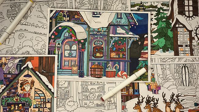 FIND KITTENS 8: Happy New Year - Coloring Book