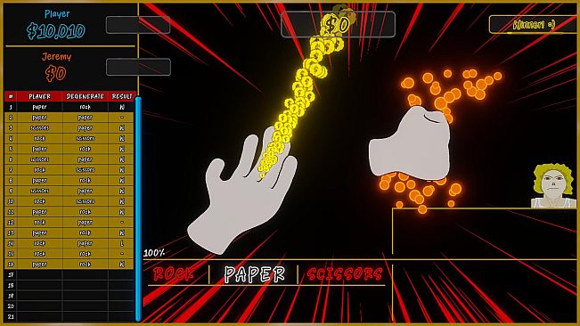 Rock Wager Scissors