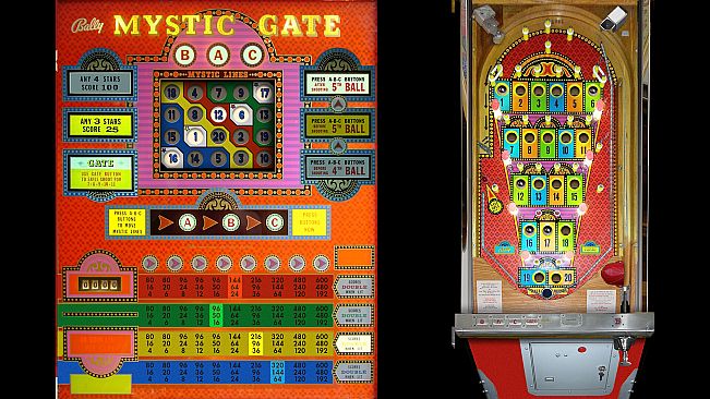 Bingo Pinball Gameroom - Bally Mystic Gate