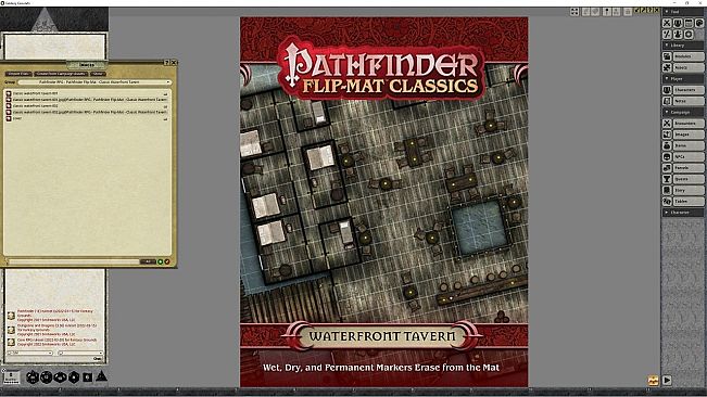 Fantasy Grounds - Pathfinder RPG - Pathfinder Flip-Mat - Classic Waterfront Tavern