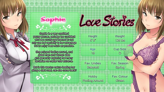 Negligee: Love Stories (c) - Wallpapers