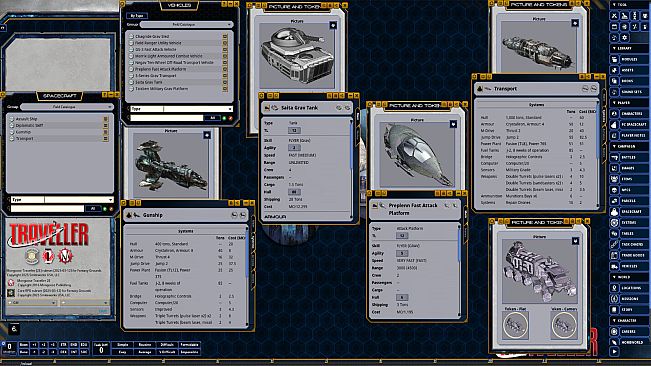 Fantasy Grounds - Traveller - Field Catalogue