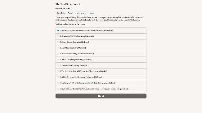 The Soul Stone War 2 – Web of Shadows