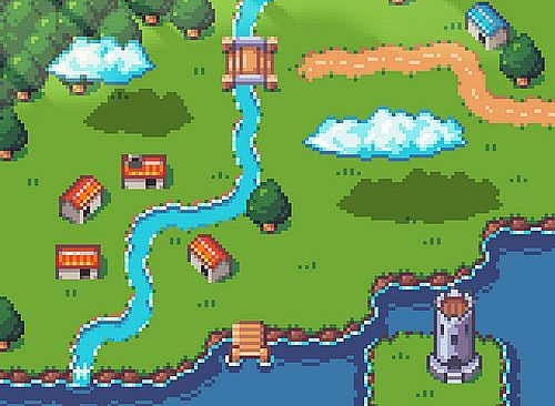 RPG Maker MV - Super Retro World - Overworld Pack