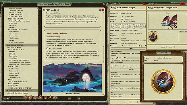 Fantasy Grounds - Aetherial Expanse: Setting Guide