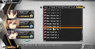 Tokyo Xanadu eX+: Item Bundle