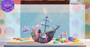 Mine puzzle pieces of flower garden world