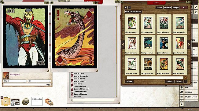 Fantasy Grounds - Flash Gordon Action Deck