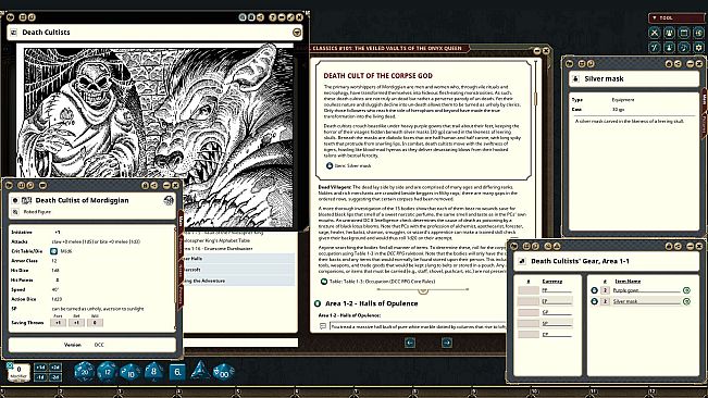 Fantasy Grounds - Dungeon Crawl Classics #101: The Veiled Vaults of the Onyx Queen