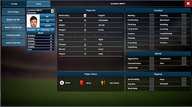 Soccer Manager 2018