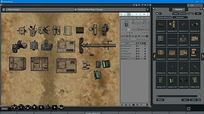 Fantasy Grounds - FG Modern Military Map Pack
