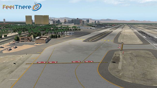 X-Plane 11 - Add-on: FeelThere - KLAS - Las Vegas International Airport