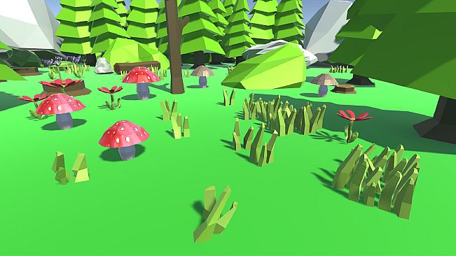 "Mushroom rain" - wallpaper 1920x1080