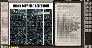 Fantasy Grounds - Meanders Map Pack: Fantasy City Nocturnal (Map Pack)