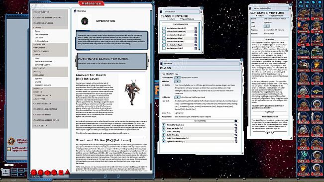 Fantasy Grounds - Starfinder Character Operations Manual