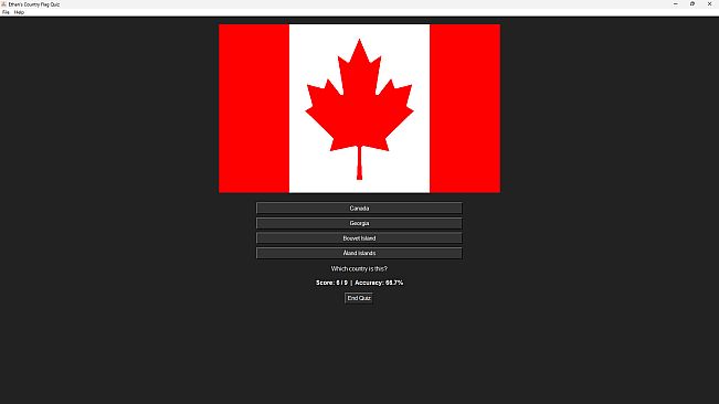 Ethan's Flag Quiz Game