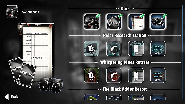 Clue/Cluedo: Noir Crime Scene