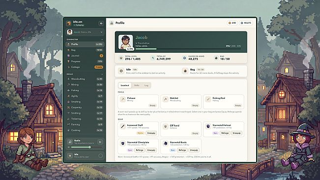 idle.am - lofi idle mmo