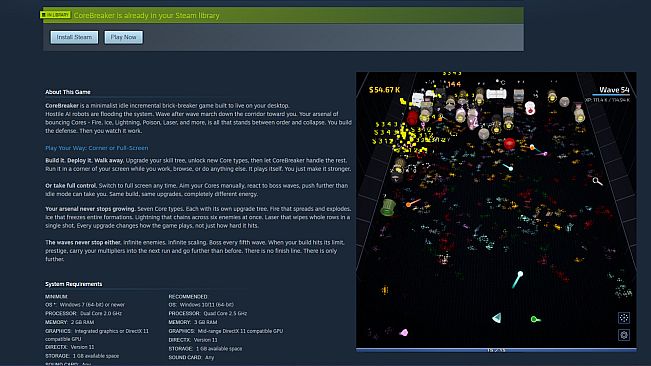 CoreBreaker: Desktop Swarm