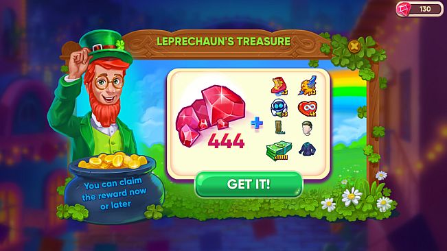 Cafe Dash: Cooking, Diner Game - Leprechaun's Treasure