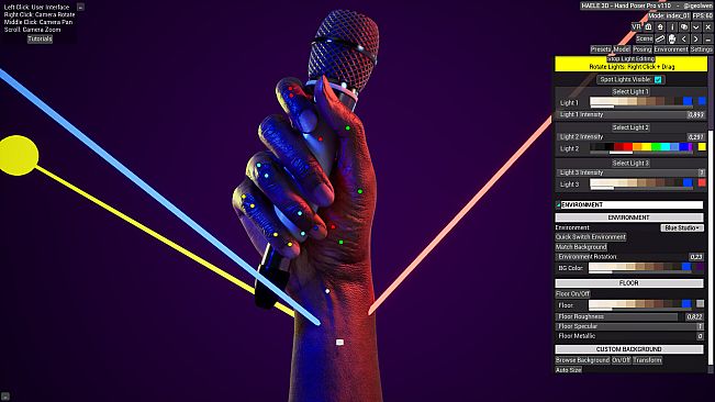 HAELE 3D - Hand Poses Pro - Drawing References