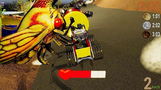 Race! Make 'm finish...