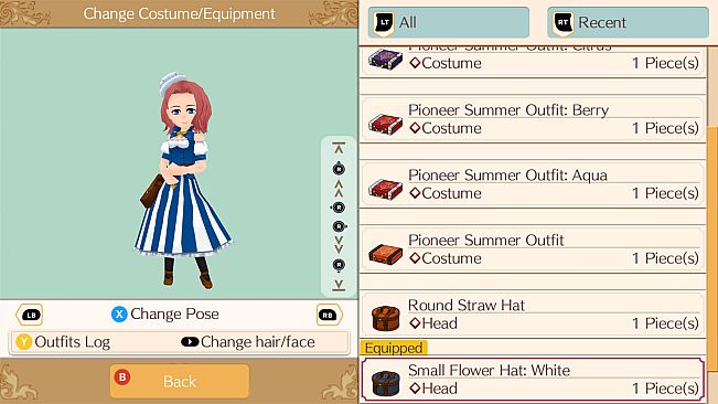 Frontier Summer Clothes Set - WorldNeverland - Daily Life in the Elnea Kingdom - Another Life Adventure