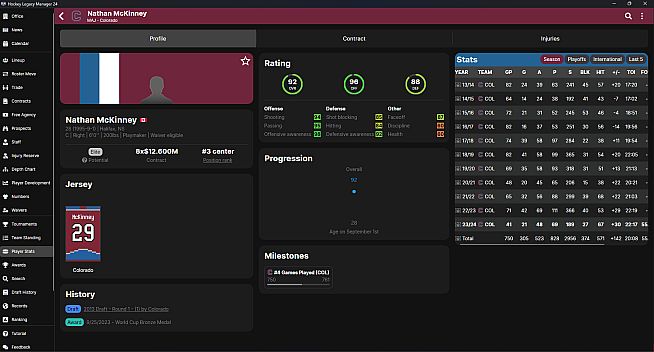 Hockey Legacy Manager 24