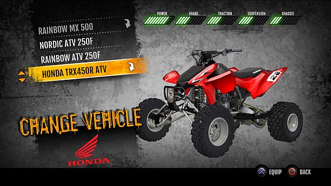 MX vs. ATV Supercross Encore - Honda TRX450R ATV