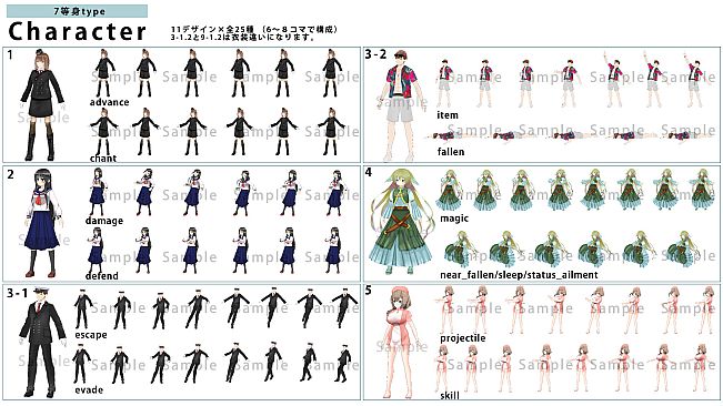 RPG Maker Unite Walking Graphics Pack 2