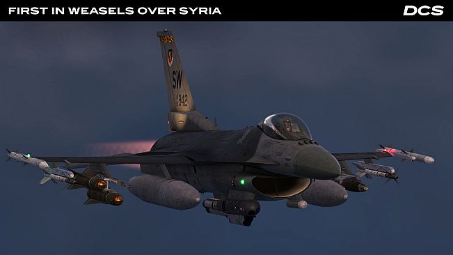 DCS: F-16C First in Weasels Over Syria Campaign by Ground Pounder Sims