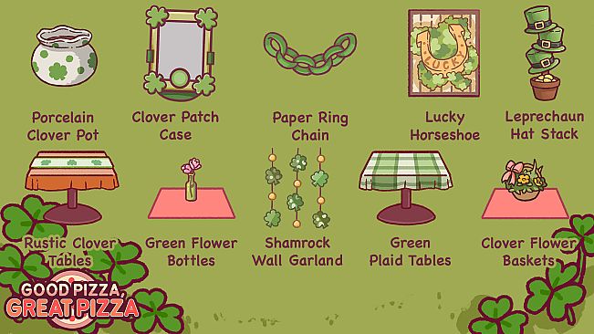 Good Pizza, Great Pizza - Rustic Green Set - St.Patrick's 2022