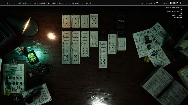 Thematic Solitaire: Noir