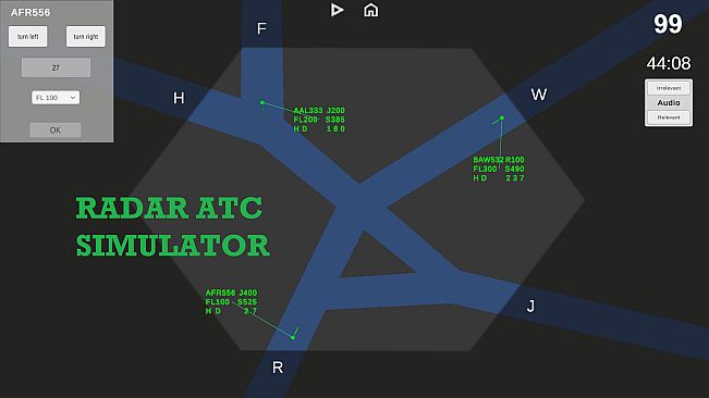 Radar ATC simulator