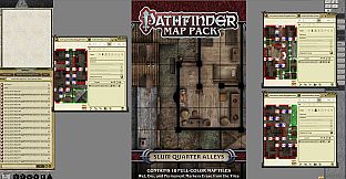 Fantasy Grounds - Pathfinder RPG - Map Pack - Slum Quarter Alleys