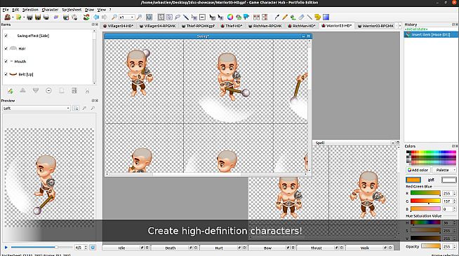 Game Character Hub PE: 2D Customizable Character - Male