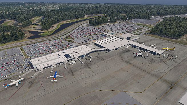 X-Plane 11 - Add-on: Verticalsim - KMYR - Myrtle Beach International Airport XP