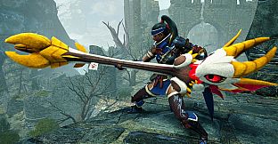 Monster Hunter Rise - "Stuffed Malzeno" Hunter layered weapon (Lance)