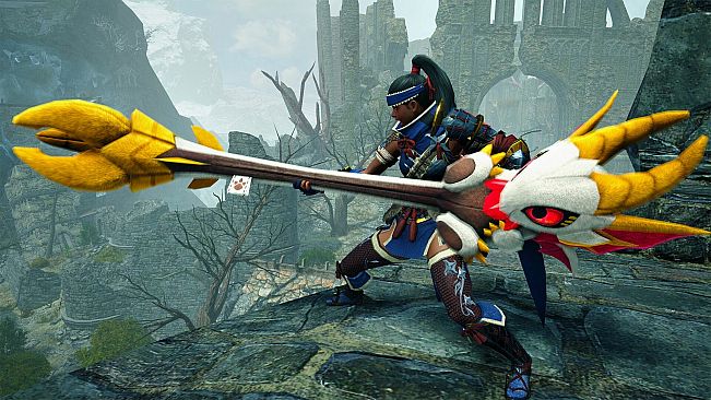 Monster Hunter Rise - "Stuffed Malzeno" Hunter layered weapon (Lance)