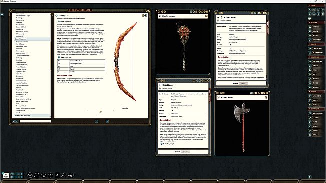 Fantasy Grounds - Weapons of Lore