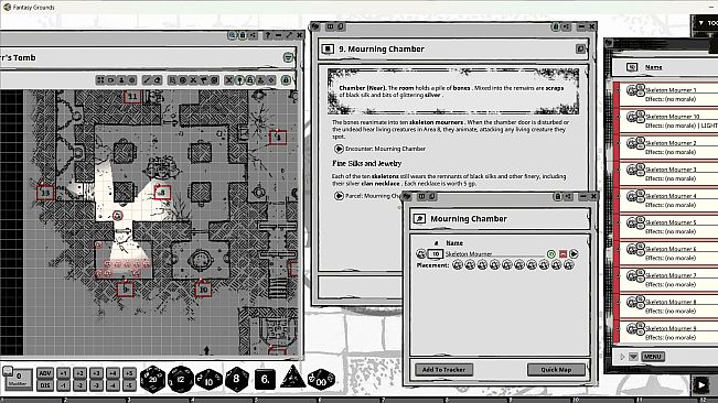 Fantasy Grounds - Woeful Barrows And Other Places for Shadowdark RPG