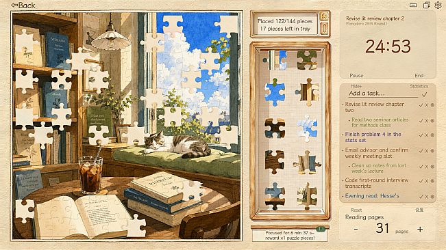 Time Collage: Focus Puzzle