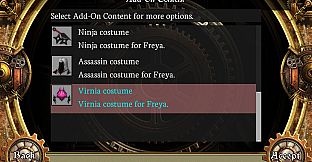 AeternoBlade - Virnia Costume