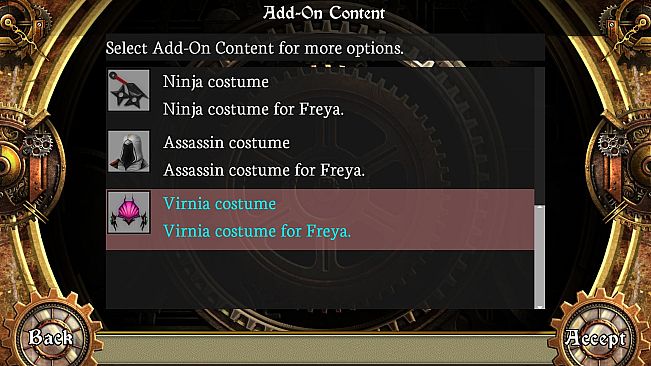 AeternoBlade - Virnia Costume